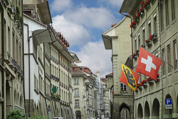 istock Street scene in central Bern Switzerland 1307758947
