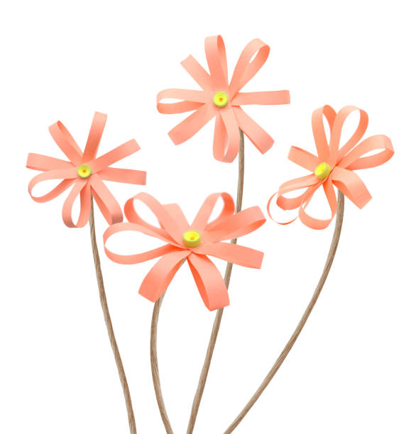 istock A floral paper flower bouquet isolate white 1307760380