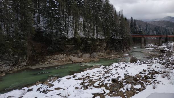istock winter view of the Carpathian mountains 1307761043