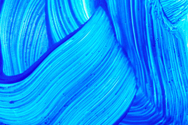 istock Blue abstract acrylic paint aquarel watercolor background 1307762263