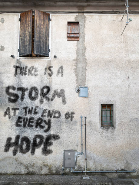 There is a storm at the end of every hope