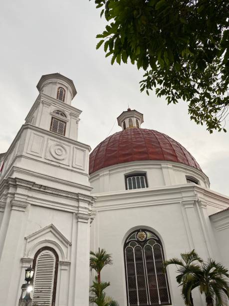 istock Dome of an ancient church 1307764472