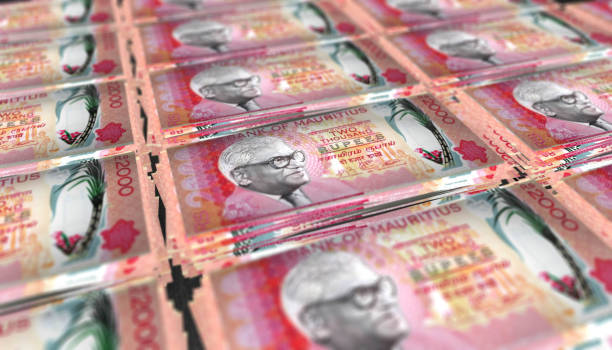 istock 3D Bunch of Mauritius 2000 Rupees Money Banknote 1307774071