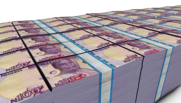 istock 3D Large Stack of Nigeria 100 Naira Banknote 1307774394