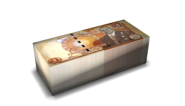 istock Tonga 20 Paanga Banknotes Money Stack on White Background 1307775875