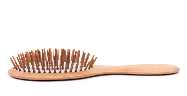 istock Single wooden massage brush 1307776316