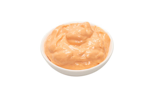 istock Sauce in a bowl isolated on white. 1307779817