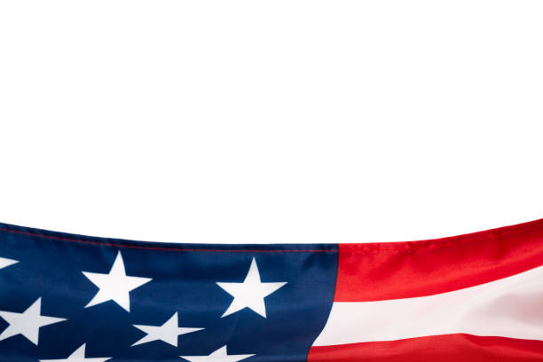 istock American flag as a background. Top view. 1307779863