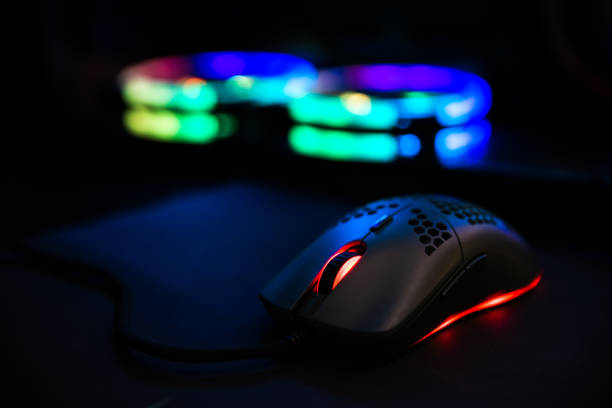 istock Gaming Mouse and RGB Led Lights 1307781809