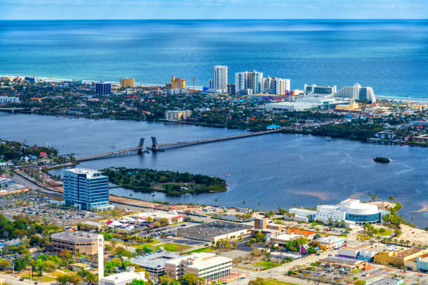 istock Daytona Beach Aerial 1307786644
