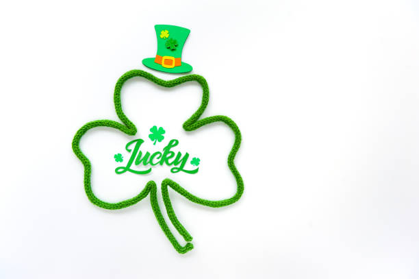istock Lucky word - St. Patrick's day lettering. 1307801410