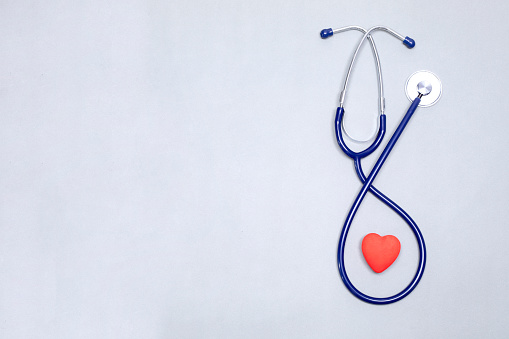 stethoscope and heart,  health and doctor symbols