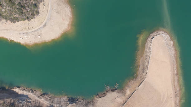 istock aerial drone view of a marsh with its beaches 1307805735