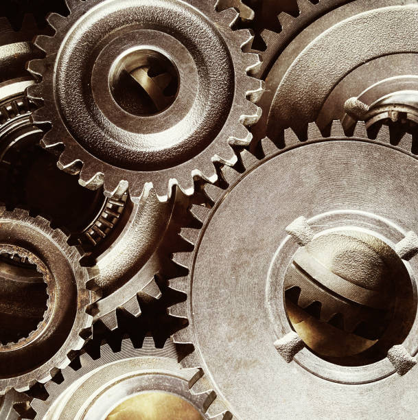 istock Steel cog gears 1307806951
