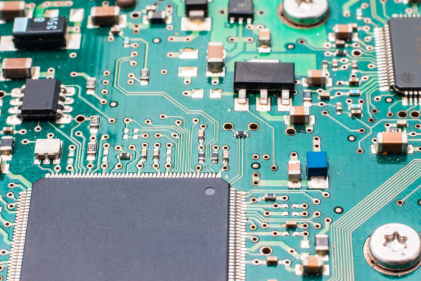 istock Integrated Circuit Board of a Hard Disk 1307808113