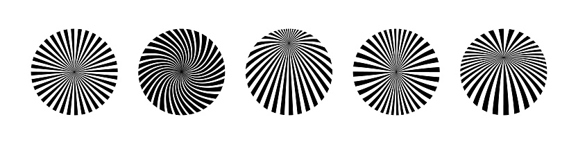 Striped Rays Pattern Rays Sun Rays Striped Patterns Isolated Rays Background Vector ...