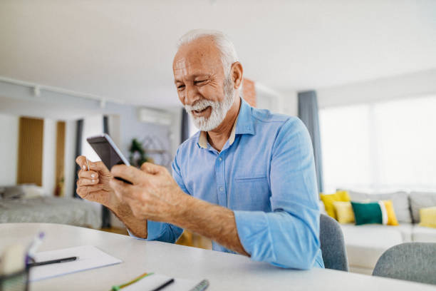 istock Senior at home 1307811954