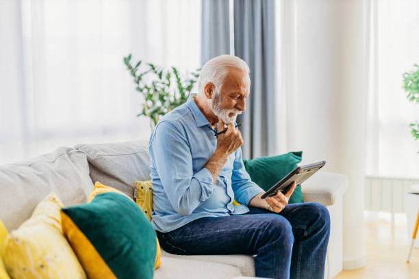 istock Senior at home 1307813515