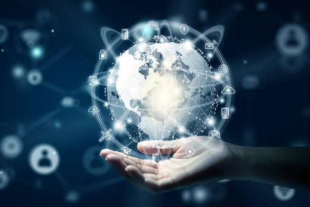 istock New world business connection concept. 1307815930