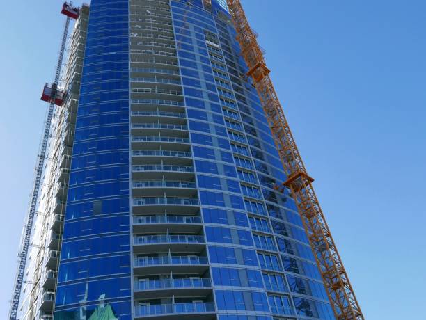 istock Tall Apartment building under construction in Southern California 1307821938