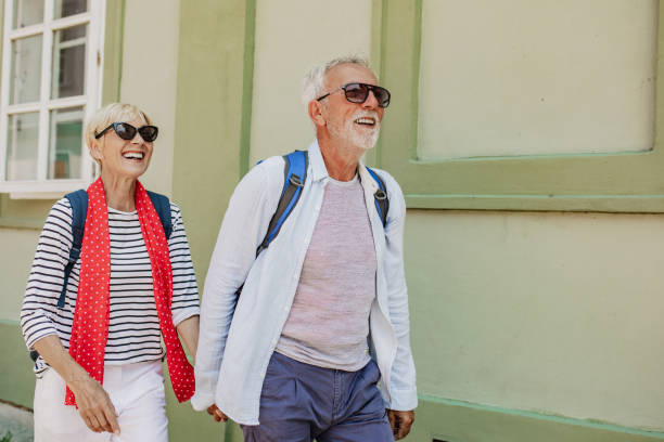 istock Senior couple need adventure even in retirement days 1307829572
