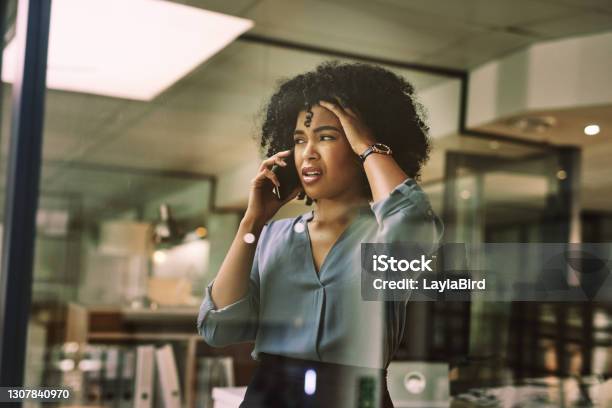 Nothing Is Going Right Tonight Stock Photo - Download Image Now - Using Phone, Women, Working