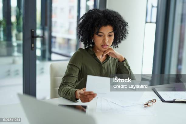 The Best Number Cruncher In The Business Stock Photo - Download Image Now - Bookkeeping, Women, Document