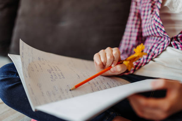 istock Schoolgirl learning from home during coronavirus outbreak 1307843822