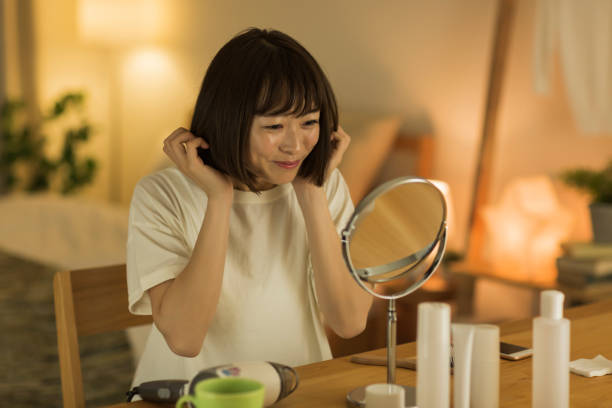 istock Young woman spending time at home 1307852211