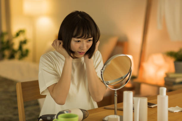 istock Young woman spending time at home 1307852220