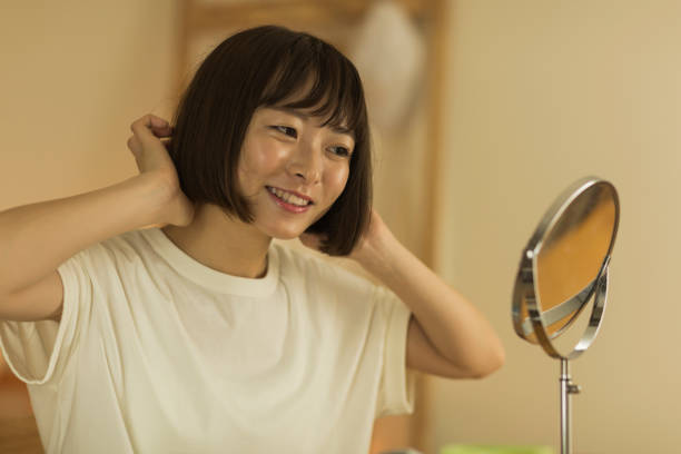 istock Young woman spending time at home 1307852823