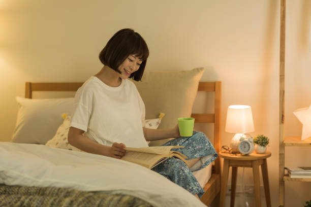 istock Young woman spending time at home 1307852843