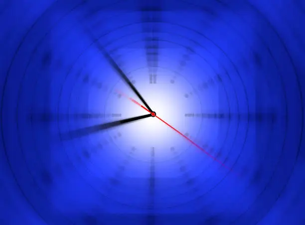 Photo of Conceptual time concept of glowing clock face