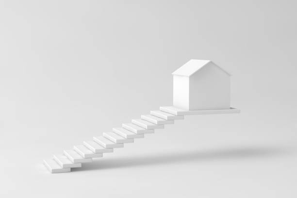 Stairs leading to the house