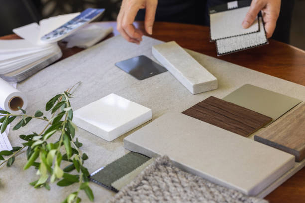 istock Designer Laying Out A Sample Board 1307863491