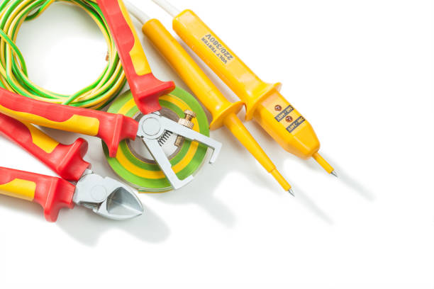 istock wire stripper nippers insulation tape wires electric taster isolated 1307867262