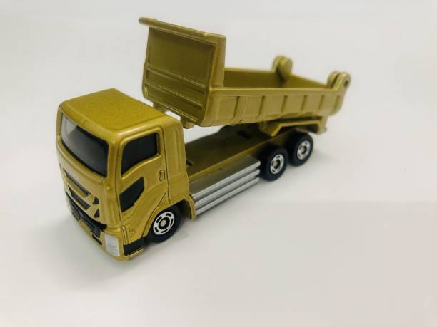 istock toy truck on white background 1307868373