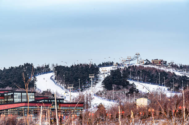 istock Landscape of ski resort 1307869638