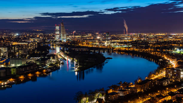 istock A nice view of the city at twilight 1307870945