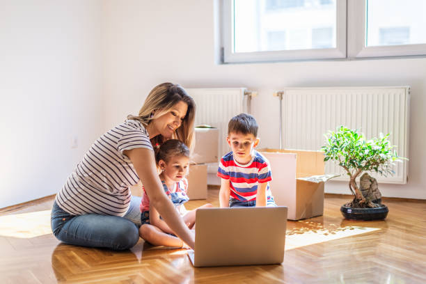 istock Family moving into new home 1307872576
