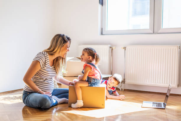 istock Family moving into new home 1307872624