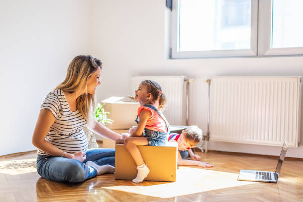 istock Family moving into new home 1307872704