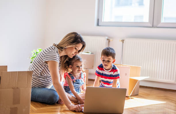 istock Family moving into new home 1307872744