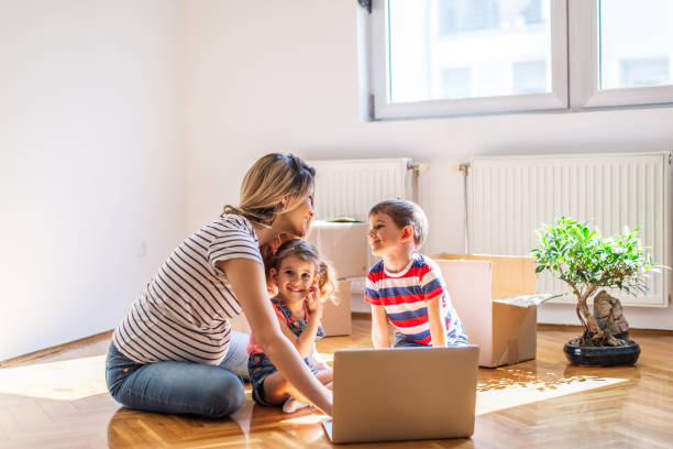 istock Family moving into new home 1307872838