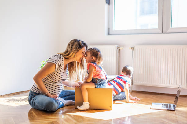 istock Family moving into new home 1307872864