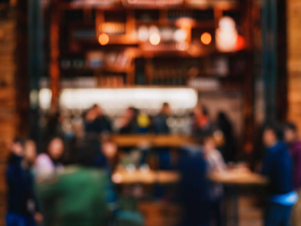 People sitting in Bar restaurant nightclub Blur background Asian People sitting in Bar restaurant nightclub Blur background Party event wine bar counter stock pictures, royalty-free photos & images