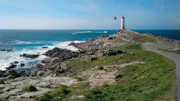 Photo of Roncudo lighthouse , Galicia, A Coruña , Spain