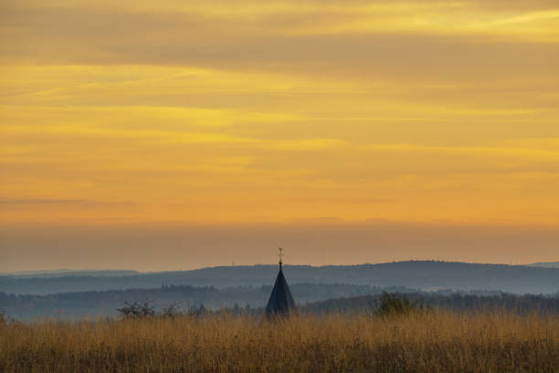 Church tower in the morning light