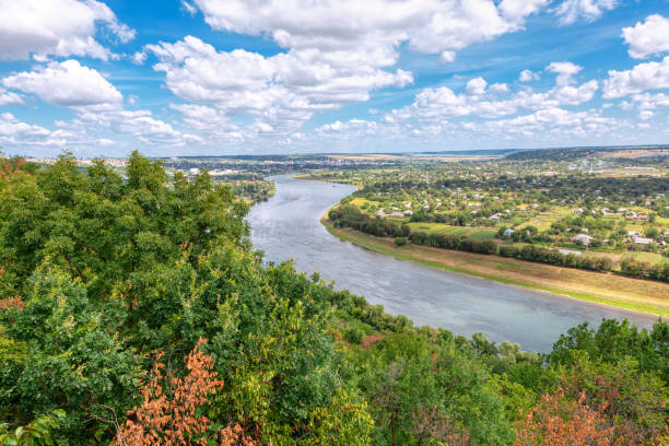 istock Scenic view of Dnister River in Moldova 1307882159