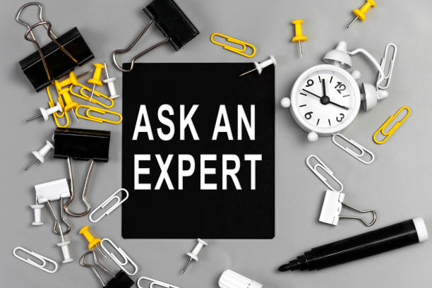 istock ask an expert - concept of text on sticky note 1307892497